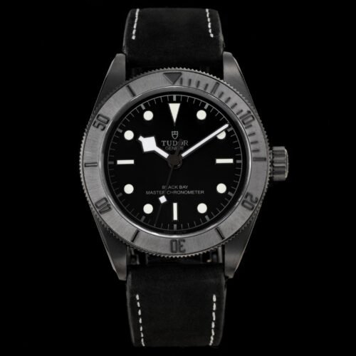 Tudor Bi Wan Black Warrior Back Transparent Watch