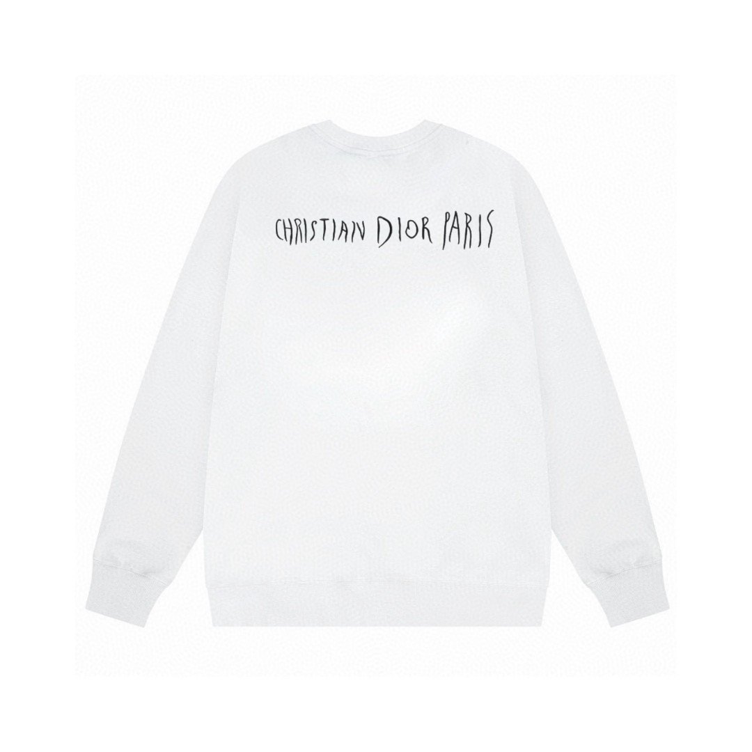 Dior 2025 Autumn/Winter Round Neck Hoodie Classic Print - 图片 4