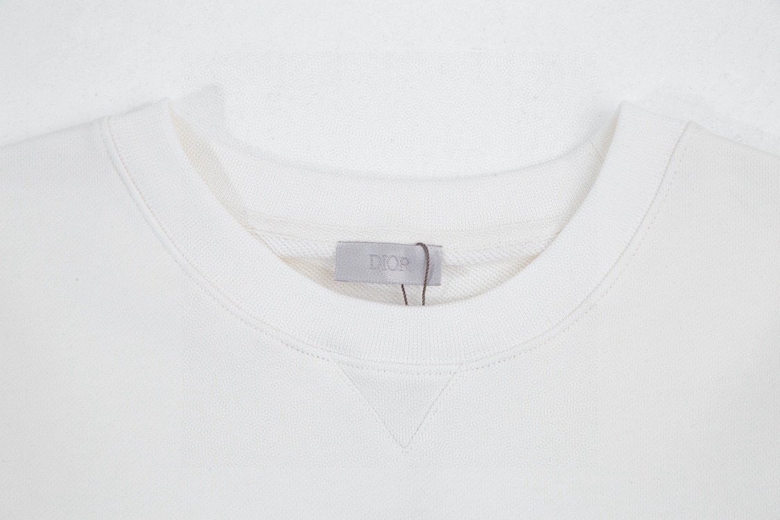 Dior 2025 Autumn/Winter Round Neck Hoodie Classic Print - 图片 5